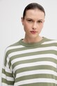 United Colors of Benetton sweter damski bawełniany zielony 1C94E10FZ