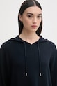 United Colors of Benetton Μπλούζα με κουκούλα Γυναικεία με βισκόζη σκούρο μπλε 1LHGD204M