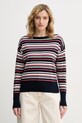 United Colors of Benetton sweter damski z wiskozą granatowy 1W2AD10GL