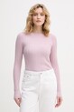 United Colors of Benetton svetr dámský s viskózou růžová 1WZND10G9