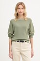 United Colors of Benetton Пуловер дамски от памук зелен 10IRD10GQ