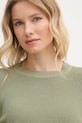 United Colors of Benetton Пуловер дамски от памук зелен 10IRD10GQ