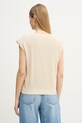 Odzież United Colors of Benetton top damski z lnem 1DC3D10GT beżowy