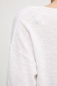 United Colors of Benetton sweter z krótkim rękawem damski z lnem 1DC3D10GU biały