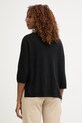 Odzież United Colors of Benetton sweter z krótkim rękawem damski z lnu 1DC3D10GU czarny