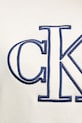 Calvin Klein Jeans тениска тип пуловер дамска от памук LV047F356G бежов