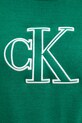 Calvin Klein Jeans pletena majica ženska bombažna LV047F356G zelena