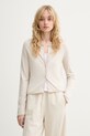 Marc O'Polo kardigán dámsky s ľanom béžová 5000013063