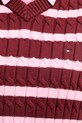 Tommy Hilfiger vesta dámska bavlnená WW0WW48466 burgundské