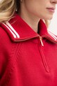 Tommy Hilfiger πουλόβερ γυναικείο βαμβακερό WW0WW48478 κόκκινο