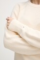 Tommy Hilfiger пуловер дамски памучен WW0WW48487 бежов