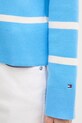 Tommy Hilfiger sweter damski bawełniany WW0WW49768 niebieski