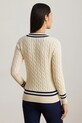 Lauren Ralph Lauren sweter damski bawełniany 200B22020 beżowy SS26