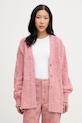 Marimekko kardigán dámsky vlnený ružová 095224