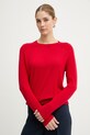 MAX&Co. sweter wełniany MCOBERLINA okrągły czerwony 2616361071200