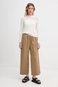Max&Co. sweter damski bawełniany MCONATALE 2616361033200 beżowy SS26