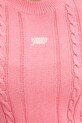 Tommy Jeans sweter damski bawełniany DW0DW22301 różowy