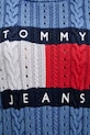 Tommy Jeans sweter damski bawełniany DW0DW22317 niebieski