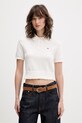 Tommy Jeans polo swetrowe damskie bawełniane beżowy DW0DW22597