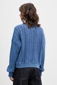 Odzież Tommy Jeans kardigan damski bawełniany DW0DW23024 niebieski