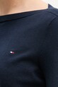 Tommy Hilfiger пуловер дамски с памук WW0WW40099. тъмносин