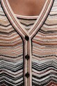 Missoni kardigan DS26SM0G.BK01H9 beżowy