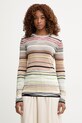 Missoni pulover ženski viskozen bež DS26SN0U.BK01H0