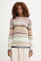 Missoni pulover ženski viskozen bež DS26SN0U.BK01H0