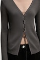 Miss Sixty kardigan damski z dodatkiem jedwabiu 6M1RJ13000 szary