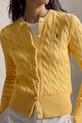 Polo Ralph Lauren кардиган для женщин из хлопка COTTON-LSL-CRD жёлтый 211971868507