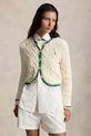 Polo Ralph Lauren kardigan damski bawełniany beżowy 211A12716001