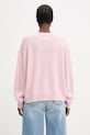 Odzież Anine Bing LEE CREW SWEATER - POWDER PINK sweter kaszmirowy damski A.09.12172.PKI26 różowy