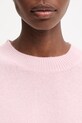 Anine Bing LEE CREW SWEATER - POWDER PINK sweter kaszmirowy damski różowy A.09.12172.PKI26