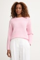 Morgan sweter damski różowy MAMOI