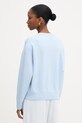 Odzież Morgan sweter damski z wiskozą MAMOUR niebieski