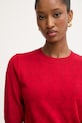 Morgan top swetrowy damski z wiskozą czerwony 261.MIKA