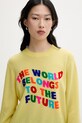 From Future sweter damski kaszmirowy żółty WPR03570