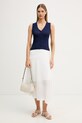 Sisley vesta dámska s bavlnou 1U3RL603U tmavomodrá SS26