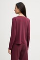 Oblečenie United Colors of Benetton tričko s dlhým rukávom dámske 3TVRD4025 burgundské