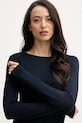 United Colors of Benetton hosszúujjú női viszkóz sötétkék 3Z12D10C2