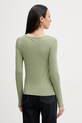 Ρούχα United Colors of Benetton μακρυμάνικο Γυναικείο από βισκόζη 3Z12D10C2 πράσινο