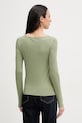 Ρούχα United Colors of Benetton μακρυμάνικο Γυναικείο από βισκόζη 3Z12D10C2 πράσινο