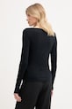 Odzież United Colors of Benetton longsleeve damski z wiskozy 3Z12D10C2 czarny