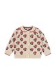 Konges Sløjd kardigan z dodatkiem wełny dziecięcy BELOU KNIT COLLAR CARDIGAN KS104226.PreSpring beżowy SS26