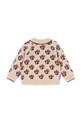 Dziewczynka Konges Sløjd kardigan z dodatkiem wełny dziecięcy BELOU KNIT COLLAR CARDIGAN KS104226.PreSpring beżowy