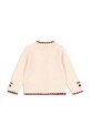 Dziewczynka Konges Sløjd kardigan wełniany dziecięcy COLLETTE CARDIGAN KS104270.PreSpring beżowy