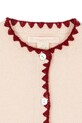 Konges Sløjd kardigan wełniany dziecięcy COLLETTE CARDIGAN beżowy KS104270.PreSpring