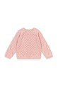 Konges Sløjd kardigan z bawełną dziecięcy HANNAH CARDIGAN KS104311.PreSpring różowy SS26
