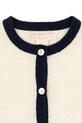Konges Sløjd kardigan wełniany dziecięcy ALETTE CARDIGAN beżowy KS104379.PreSpring