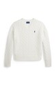 Παιδικό βαμβακερό πουλόβερ Polo Ralph Lauren άλλο λευκό 313A11238001